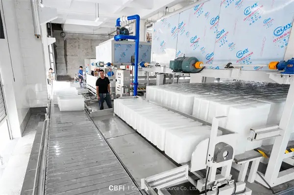 Ice factory production line