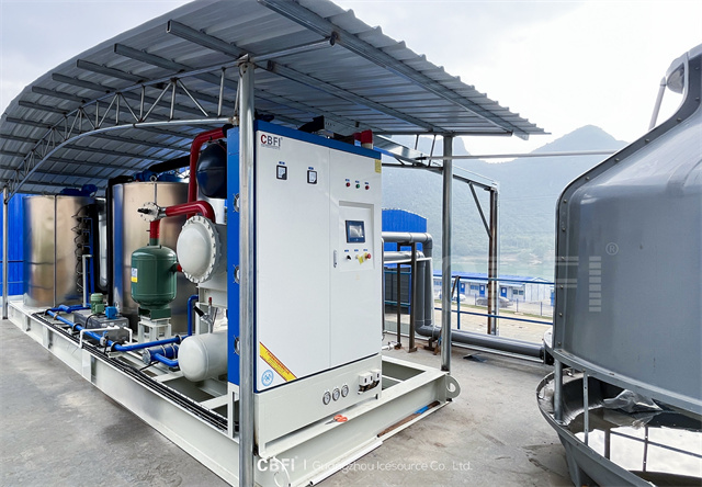 CBFI Industrial Flake Ice Machine in Maldives