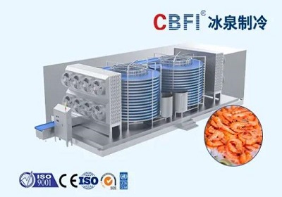 ตู้แช่แข็งแบบเกลียว CBFI: รุ่นเกลียวเดี่ยวและเกลียวคู่