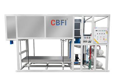 เครื่องทำน้ำแข็งบล็อก CBFI 5 ตัน: ผลิตน้ำแข็งคุณภาพสูงและมีประสิทธิภาพ